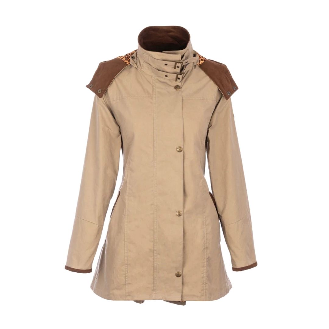 WG Women's Louise Dry Wax Coat in Almond