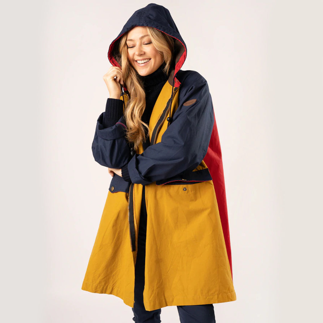 WG Women's Oversized Smock Waterproof Jacket in Heritage