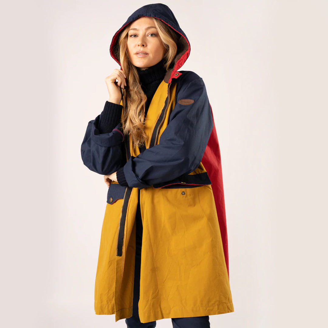 WG Women's Oversized Smock Waterproof Jacket in Heritage