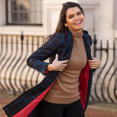 Welligogs Women's Merino Wool Roll Neck Jumper in Camel