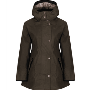 Welligogs Louise water repellent womens coat in khaki - RedMillsStore.ie