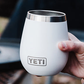 Yeti Rambler 10 Oz Wine Tumbler with Magslider Lid in Navy