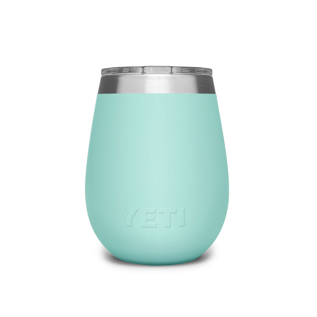 Yeti Rambler 10 Oz Wine Tumbler with Magslider Lid in Seafoam (296ml)