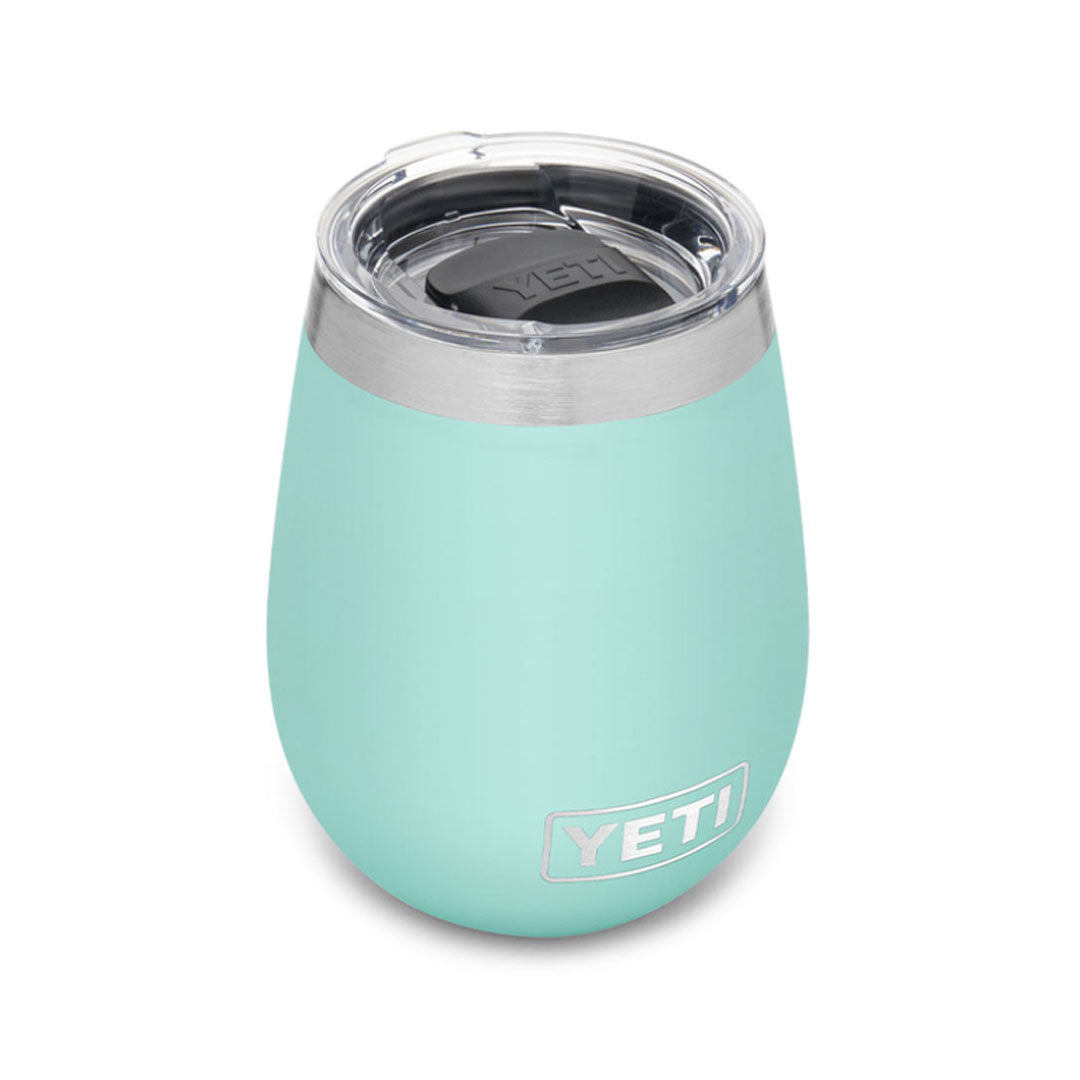 Yeti Rambler 10 Oz Wine Tumbler with Magslider Lid in Seafoam (296ml)