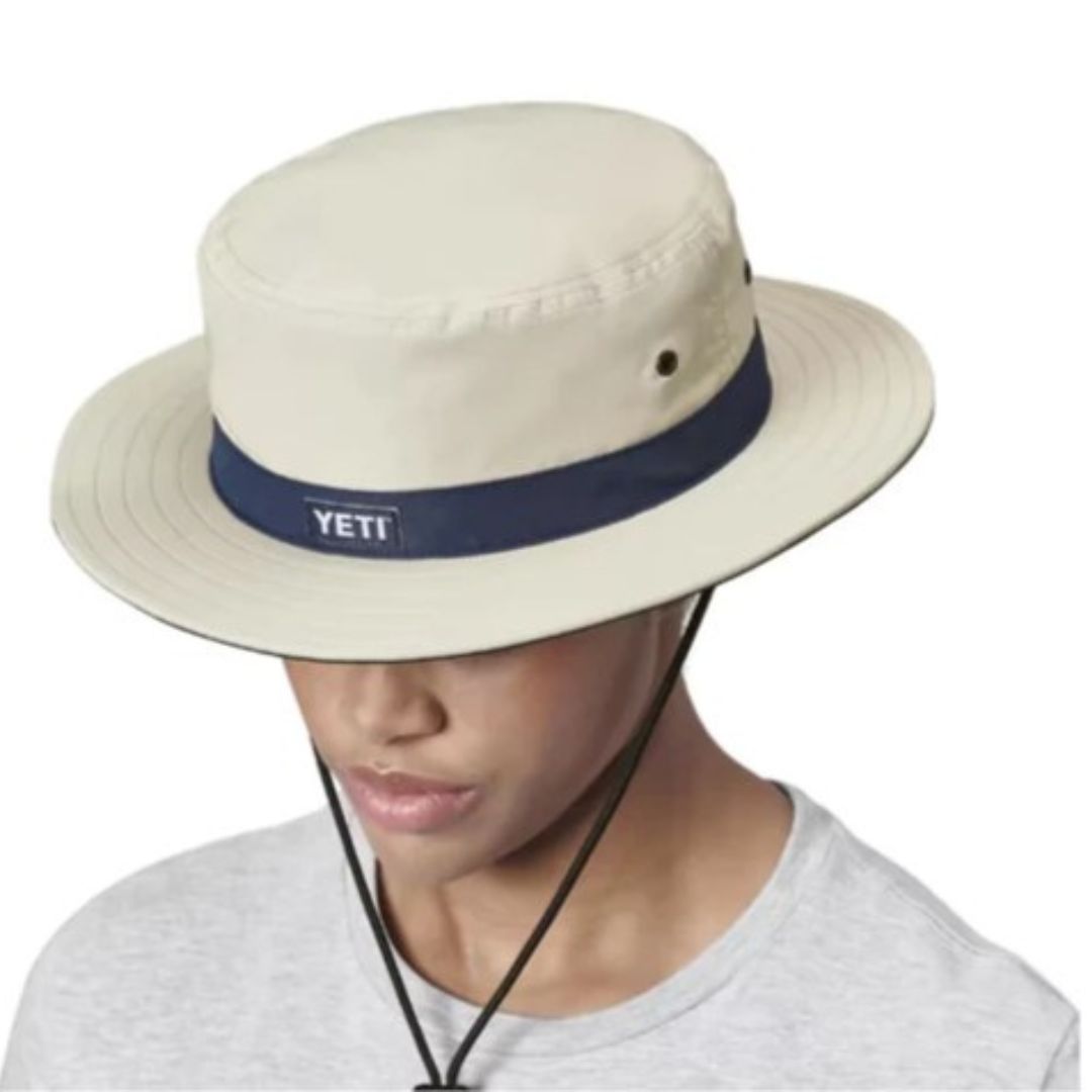 Yeti Boonie Hat Tan/Navy