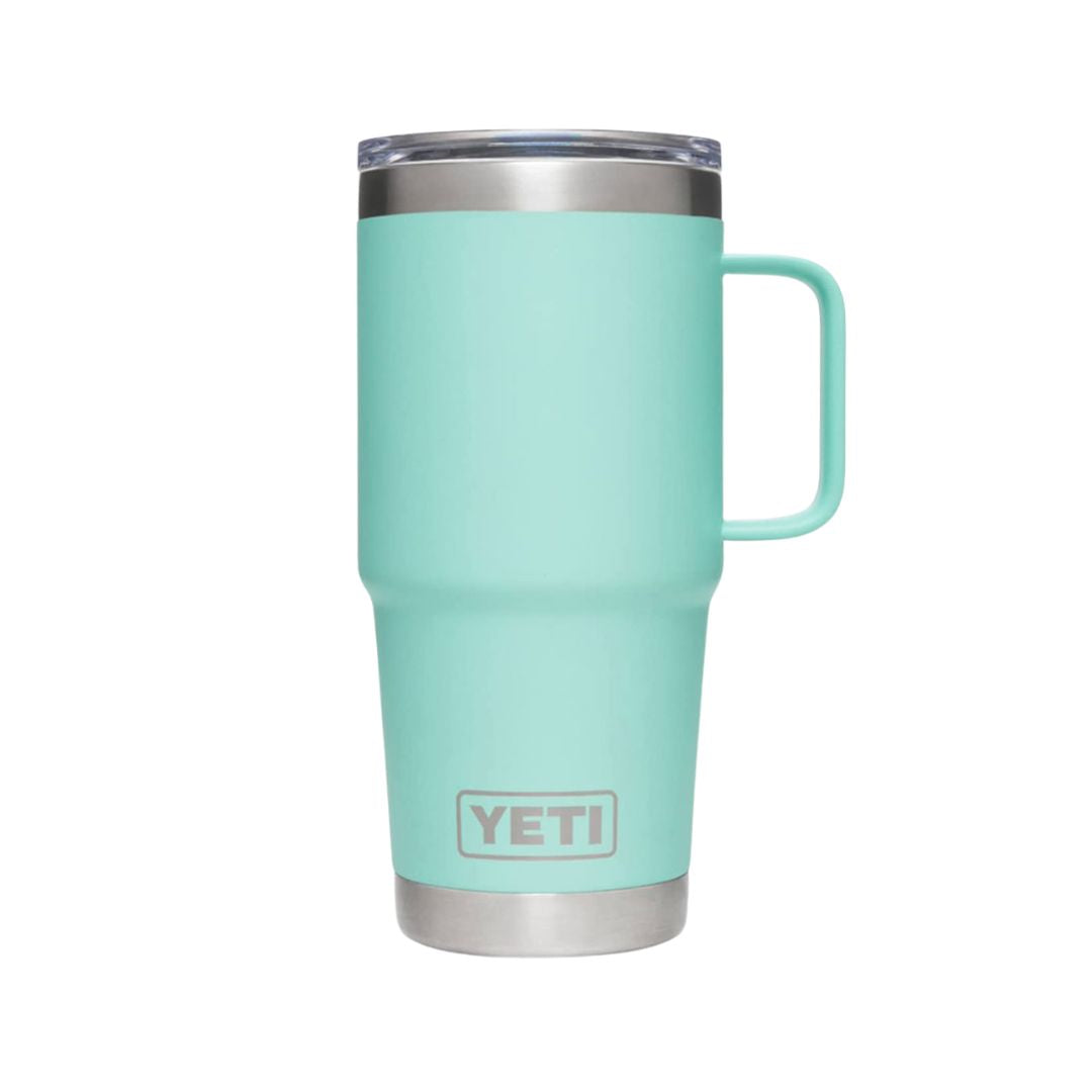 Yeti Rambler 20 Oz Travel Mug with Stronghold Lid in Seafoam (591 ml)