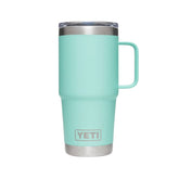 YETI Rambler 20 Oz Travel Mug in Seafoam (591ml) with StrongHold Lid