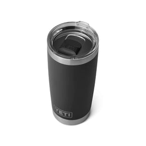 Yeti Rambler 20 Oz Tumbler in Black (591ml) with Magslider Lid