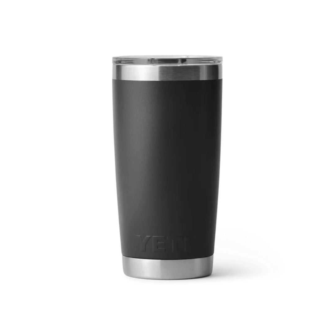 Yeti Rambler 20 Oz Tumbler in Black (591ml) with Magslider Lid