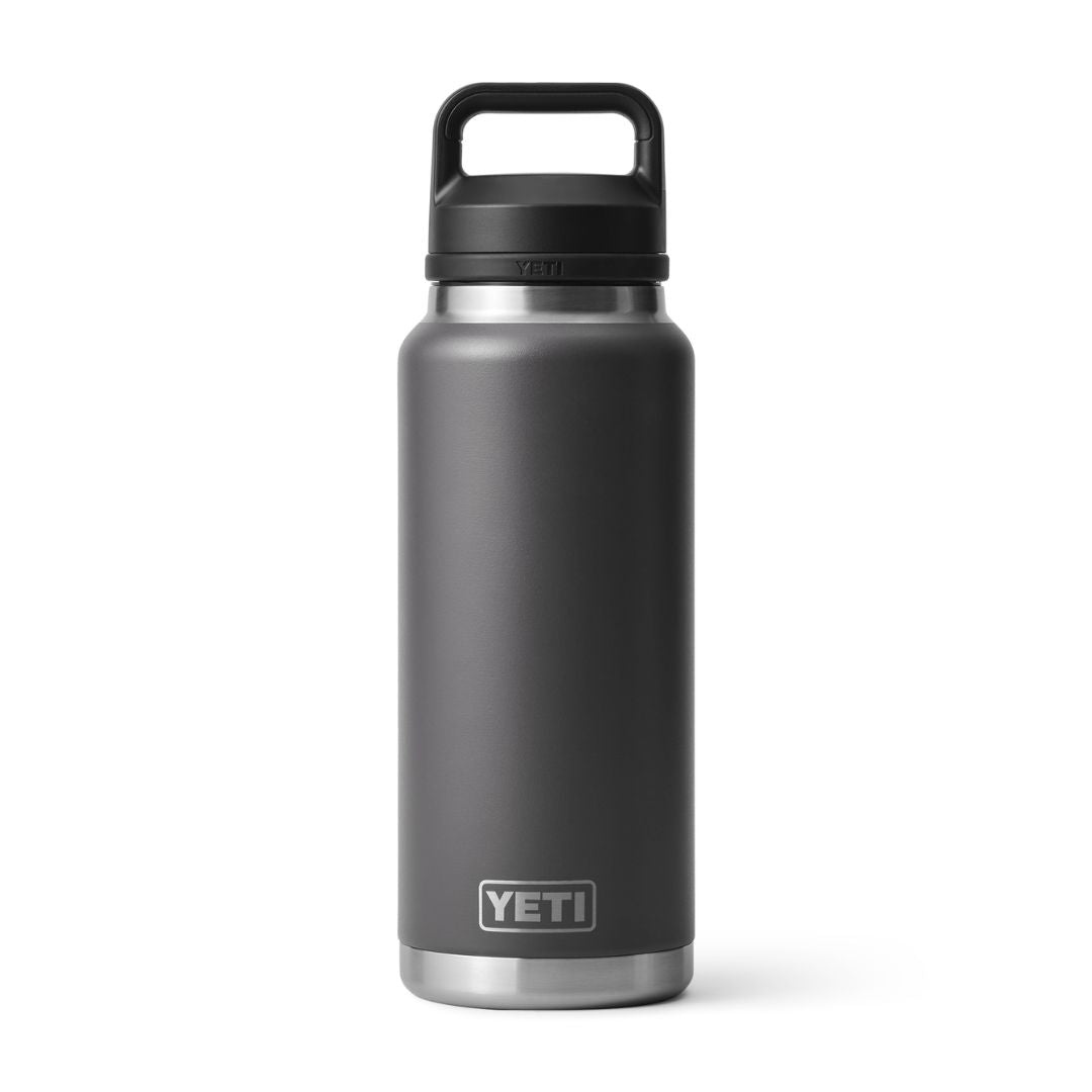 Yeti Rambler 36 Oz Bottle with Chug Cap in Charcoal (1065 ml)