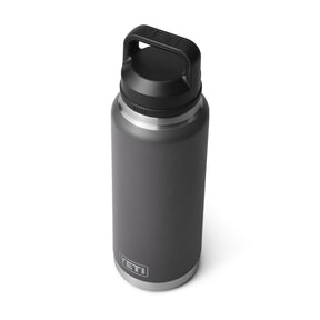 Yeti Rambler 36 Oz Bottle with Chug Cap in Charcoal (1065 ml)