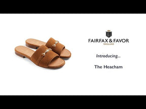 Fairfax & Favor Heacham Sandal in Cornflower Blue