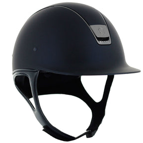 Samshield Shadowmatt helmet in blue with 5 Swarovski crystals - RedMillsStore.ie