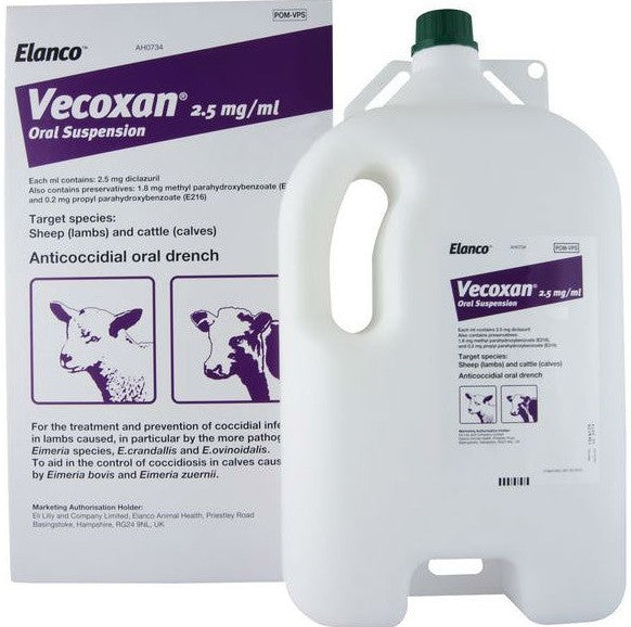 Vecoxan Oral Suspension for Lambs & Calves - RedMillsStore.ie